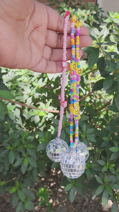 Tutti Frutti Disco Car Charm| Bookish Car Accessories