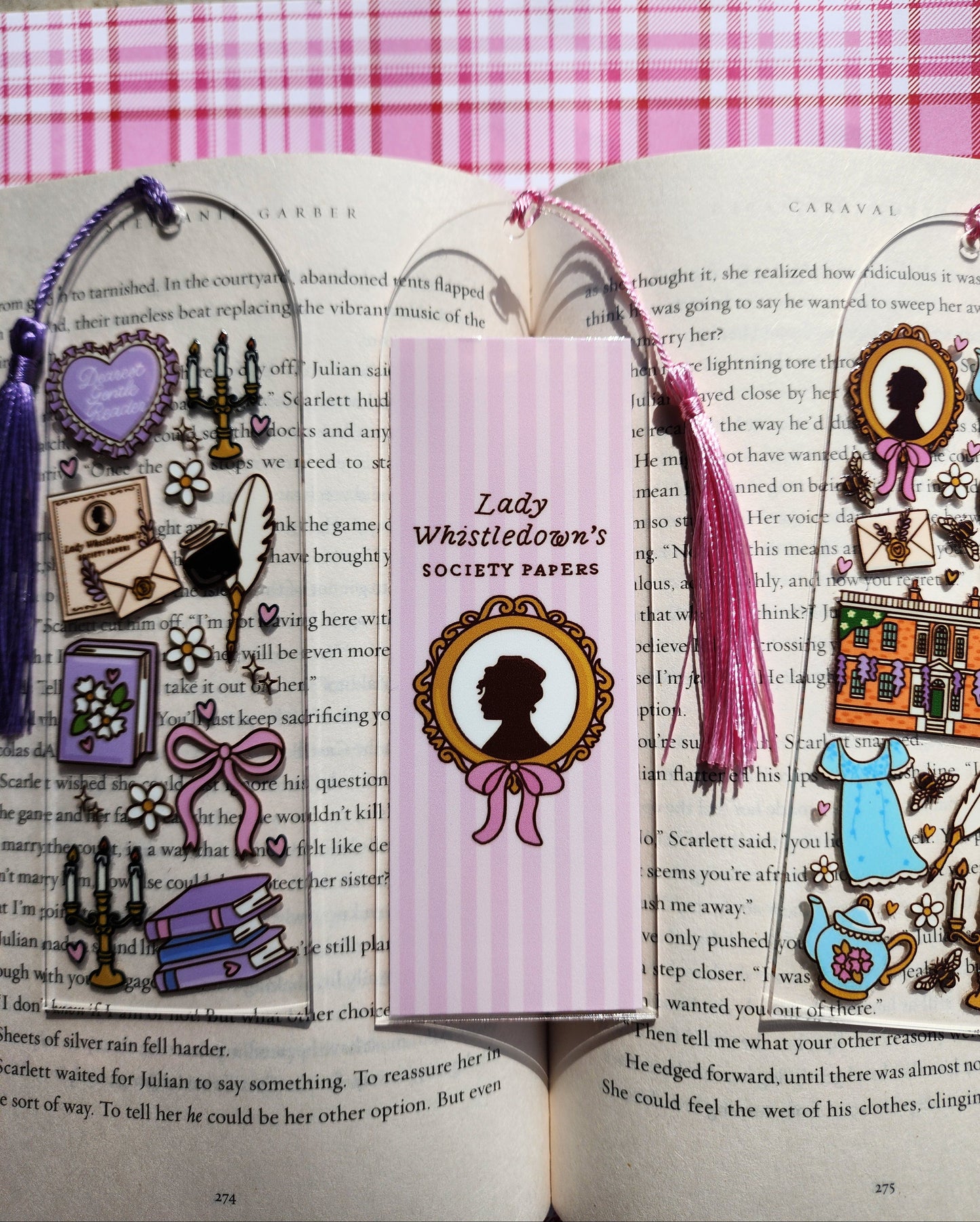 Bridgerton Bookmarks| Spring Honey Bear|Acrylic Bookmark| Bookish| Bookmark| Cute Bookmark| Book Lover Bookmark| Gifts for Book Lover| Books|Book Accessories|Bookish|