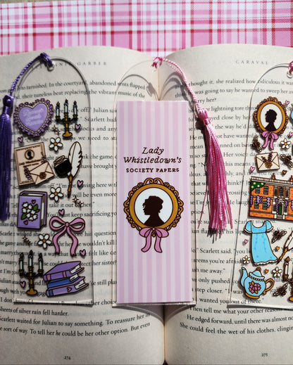 Bridgerton Bookmarks| Spring Honey Bear|Acrylic Bookmark| Bookish| Bookmark| Cute Bookmark| Book Lover Bookmark| Gifts for Book Lover| Books|Book Accessories|Bookish|