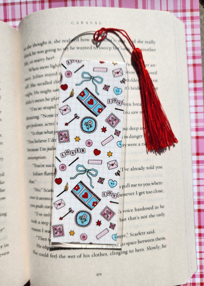 Junk Journal Lover Bookmark| Spring Flowers|Acrylic Bookmark| Bookish| Bookmark| Cute Bookmark| Book Lover Bookmark| Gifts for Book Lover| Books|Book Accessories|Bookish|