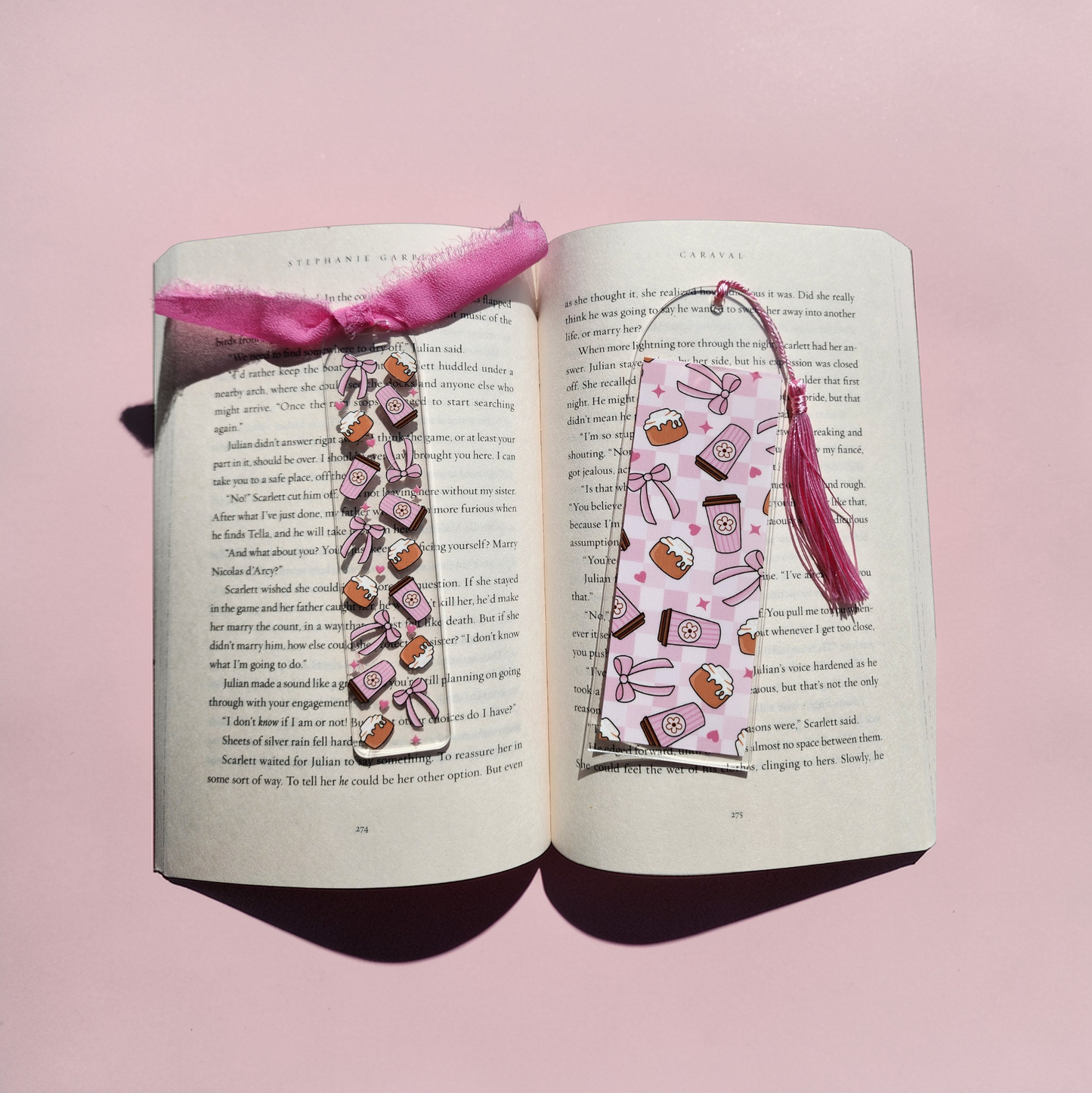 Coffee & Cinnamon Rolls Coffee Bookmark| Spring Honey Bear|Acrylic Bookmark| Bookish| Bookmark| Cute Bookmark| Book Lover Bookmark| Gifts for Book Lover| Books|Book Accessories|Bookish|
