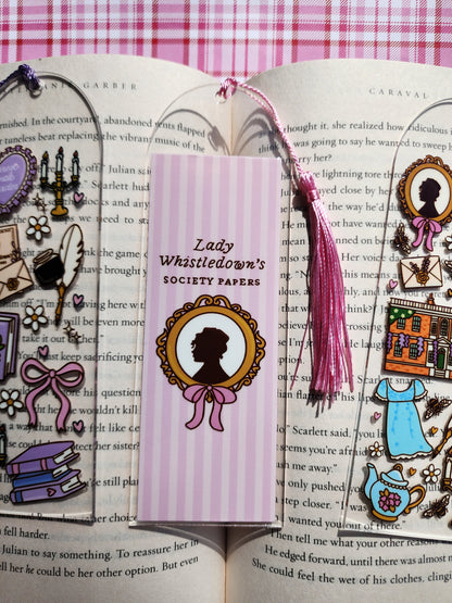 Bridgerton Bookmarks| Spring Honey Bear|Acrylic Bookmark| Bookish| Bookmark| Cute Bookmark| Book Lover Bookmark| Gifts for Book Lover| Books|Book Accessories|Bookish|
