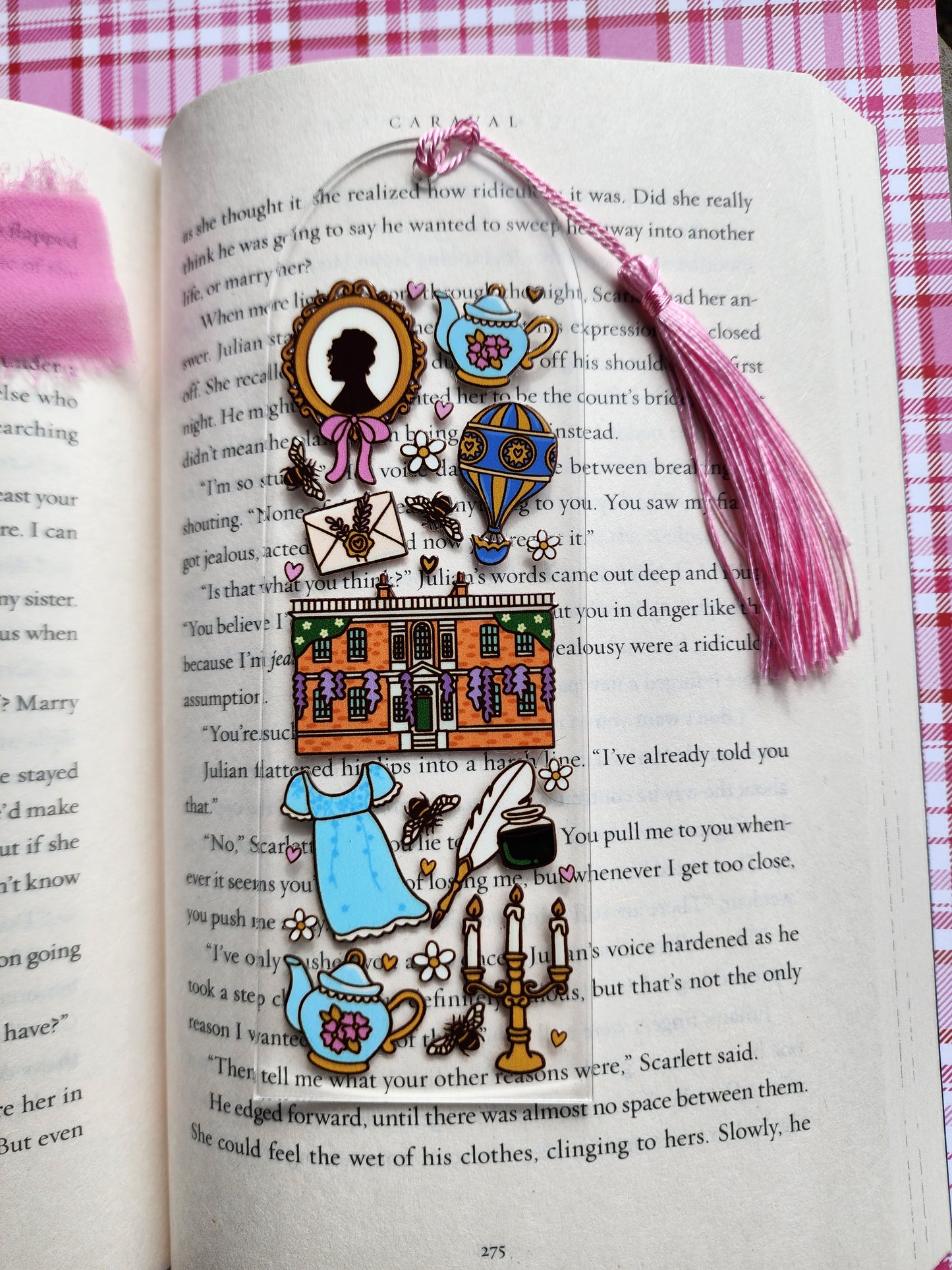 Bridgerton Bookmarks| Spring Honey Bear|Acrylic Bookmark| Bookish| Bookmark| Cute Bookmark| Book Lover Bookmark| Gifts for Book Lover| Books|Book Accessories|Bookish|