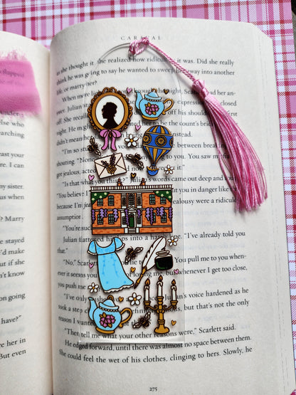 Bridgerton Bookmarks| Spring Honey Bear|Acrylic Bookmark| Bookish| Bookmark| Cute Bookmark| Book Lover Bookmark| Gifts for Book Lover| Books|Book Accessories|Bookish|