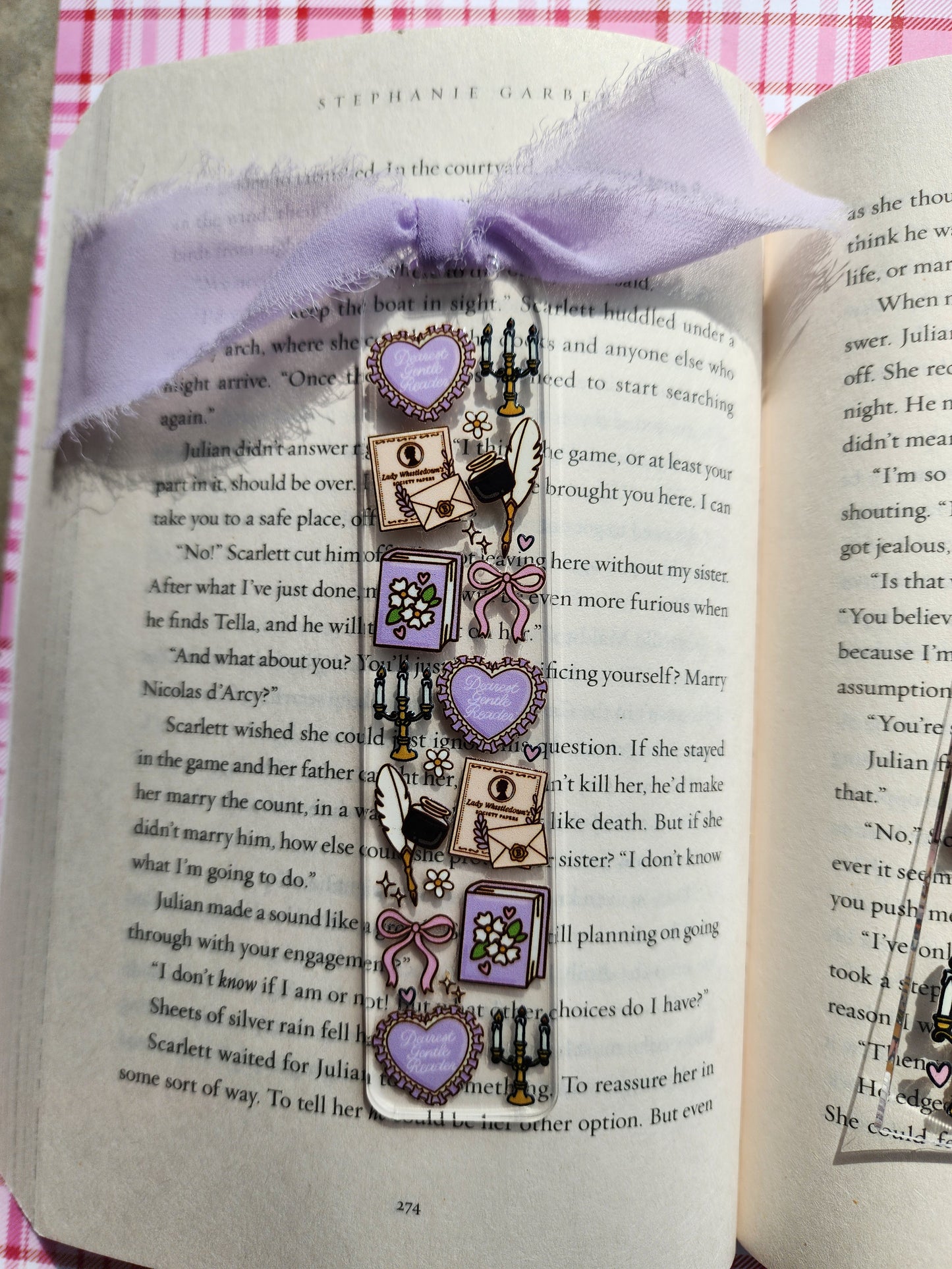 Bridgerton Bookmarks| Spring Honey Bear|Acrylic Bookmark| Bookish| Bookmark| Cute Bookmark| Book Lover Bookmark| Gifts for Book Lover| Books|Book Accessories|Bookish|