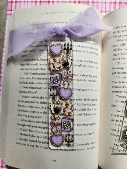 Bridgerton Bookmarks| Spring Honey Bear|Acrylic Bookmark| Bookish| Bookmark| Cute Bookmark| Book Lover Bookmark| Gifts for Book Lover| Books|Book Accessories|Bookish|