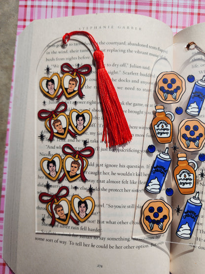 TVD Bookmarks| Salvatore Brothers| Pancakes|Mystic Falls|Acrylic Bookmark| Bookish| Bookmark| Cute Bookmark| Book Lover Bookmark| Gifts for Book Lover| Books|Book Accessories|Bookish|