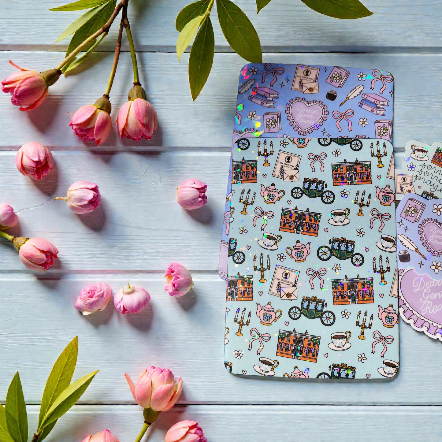 Bridgerton|E-reader Case Insert| Sparkly e-reader insert| Holographic e-reader insert| e-reader Accessories