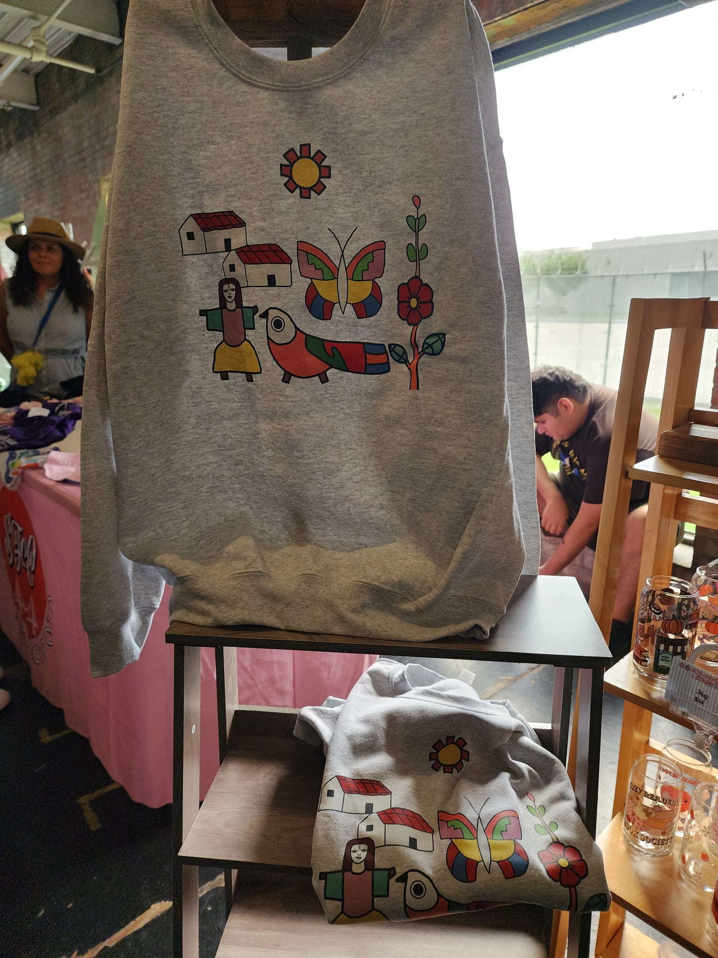 La Palma El Salvador  Ash Grey Sweatshirt| El Salvador Sweatshirt |