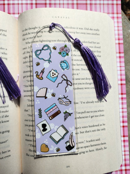 Bridgerton Spring Bookmarks| Spring Flowers|Acrylic Bookmark| Bookish| Bookmark| Cute Bookmark| Book Lover Bookmark| Gifts for Book Lover| Books|Book Accessories|Bookish|
