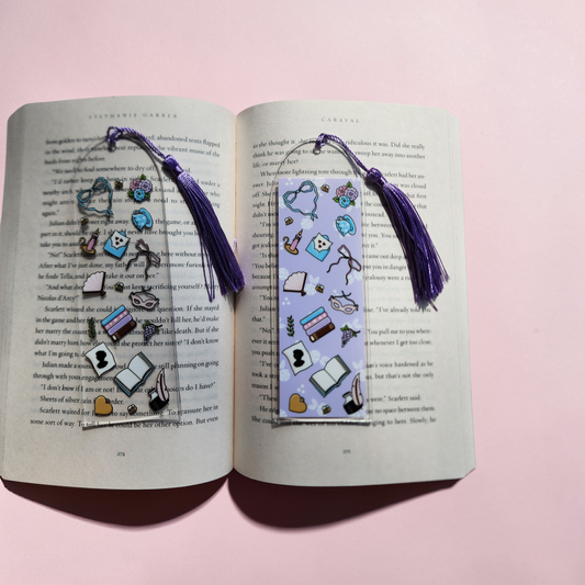 Bridgerton Spring Bookmarks| Spring Flowers|Acrylic Bookmark| Bookish| Bookmark| Cute Bookmark| Book Lover Bookmark| Gifts for Book Lover| Books|Book Accessories|Bookish|