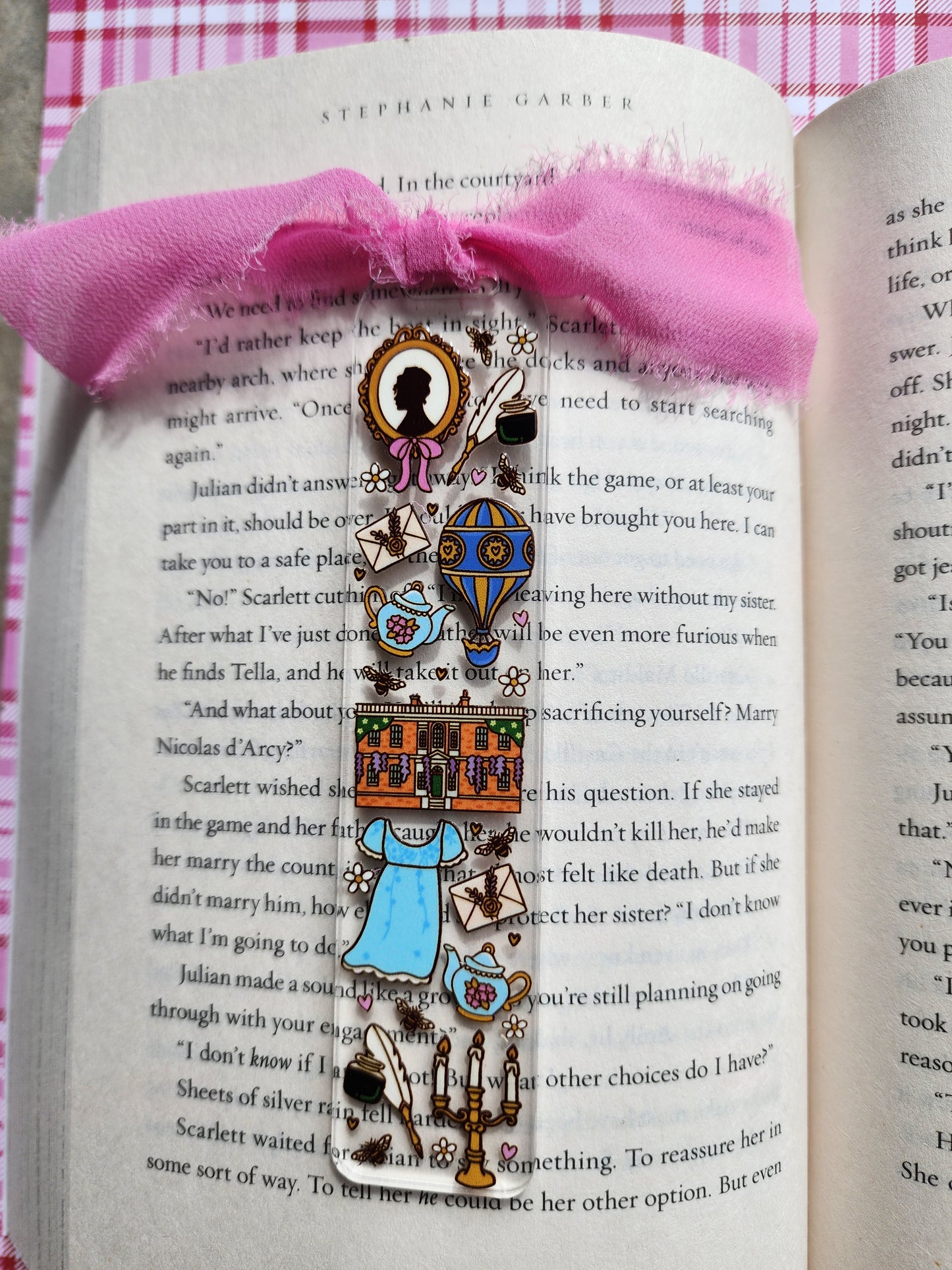 Bridgerton Bookmarks| Spring Honey Bear|Acrylic Bookmark| Bookish| Bookmark| Cute Bookmark| Book Lover Bookmark| Gifts for Book Lover| Books|Book Accessories|Bookish|