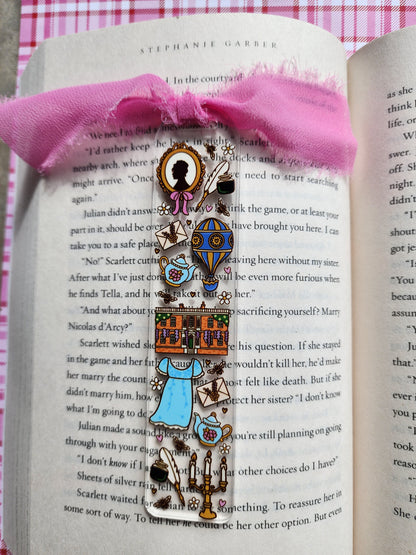 Bridgerton Bookmarks| Spring Honey Bear|Acrylic Bookmark| Bookish| Bookmark| Cute Bookmark| Book Lover Bookmark| Gifts for Book Lover| Books|Book Accessories|Bookish|