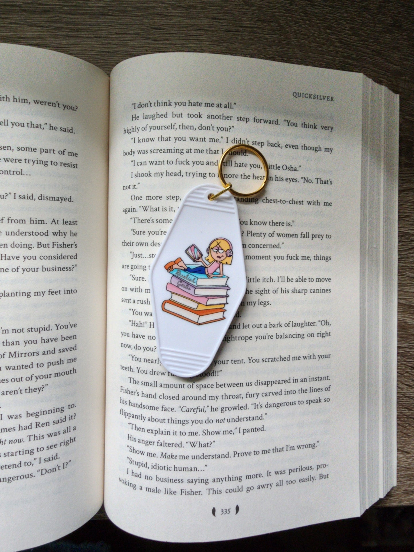 Lizzie M. Motel Keychains|Retro Motel Keychains|Pink Accessories|