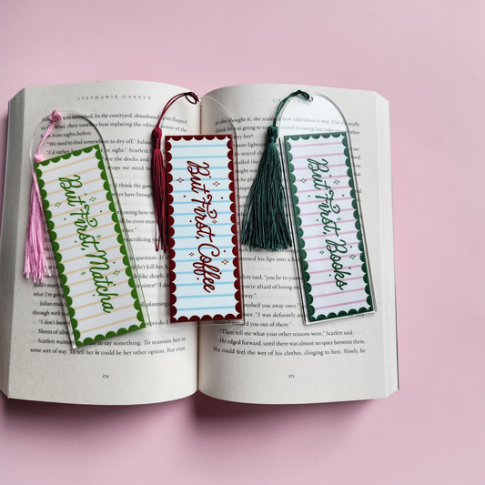 But First Matcha| But First Coffee| But First Books Bookmark| Acrylic Bookmark| Bookish| Bookmark| Cute Bookmark| Book Lover Bookmark| Gifts for Book Lover| Books|Book Accessories|Bookish|