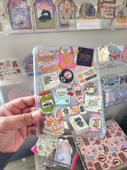 Bookish Girly Things Kindle Case| Pickles|Bookworm|E-reader Case|e-reader Accessories